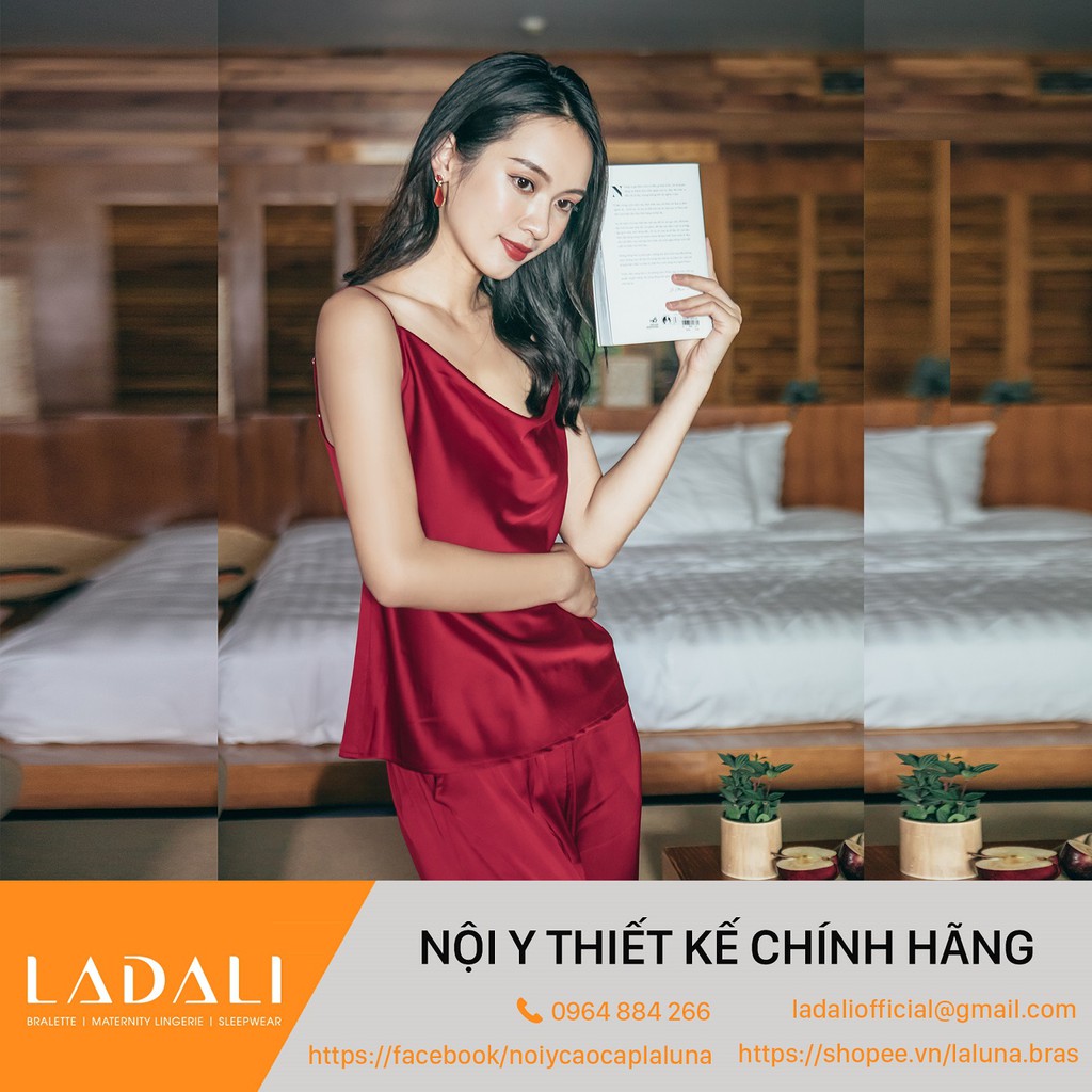 [HÀNG THIẾT KẾ] Bộ Ngủ Lụa Nhung Pijama - BN19 Thương Hiệu Ladali