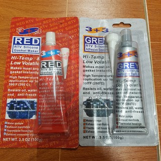 Keo chịu nhiệt Silicon đỏ Red 3+3