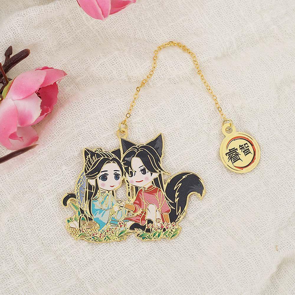 Pewany Mo Dao Zu Shi Bookmark Mặt Dây Chuyền Kim Loại Rỗng Kiểu Anime Trung Quốc Hua Cheng Book Đánh Dấu Trang Sách