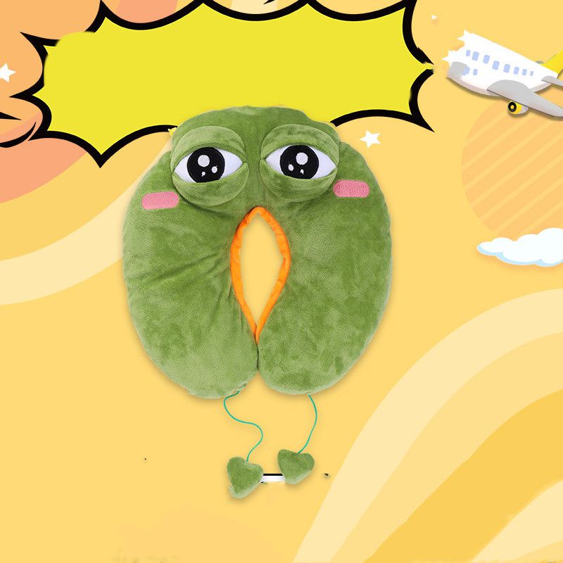 Gối Kê Cổ Chữ U Hình Chú Ếch Ngộ Nghĩnh