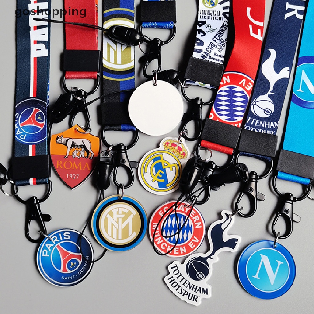 Dây Đeo Điện Thoại / Móc Khóa Trang Trí Hình Quả Bóng Đá Chống Thất Lạc