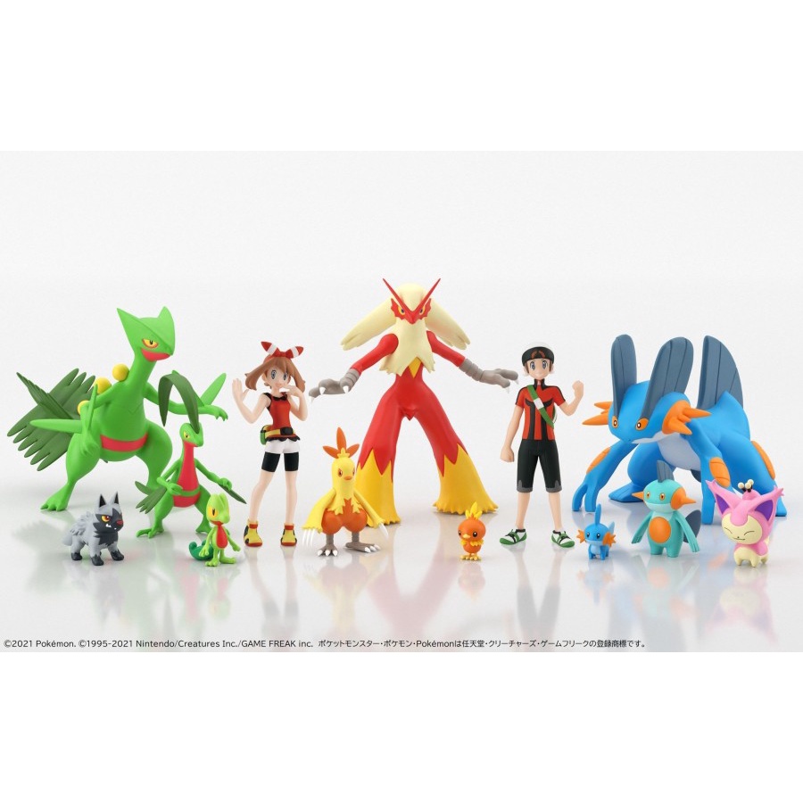 [NEW] Mô hình đồ chơi chính hãng Bandai Poke Scale World 1/20 Hoenn Region Vol 1 &amp; Vol 2 Bán Lẻ