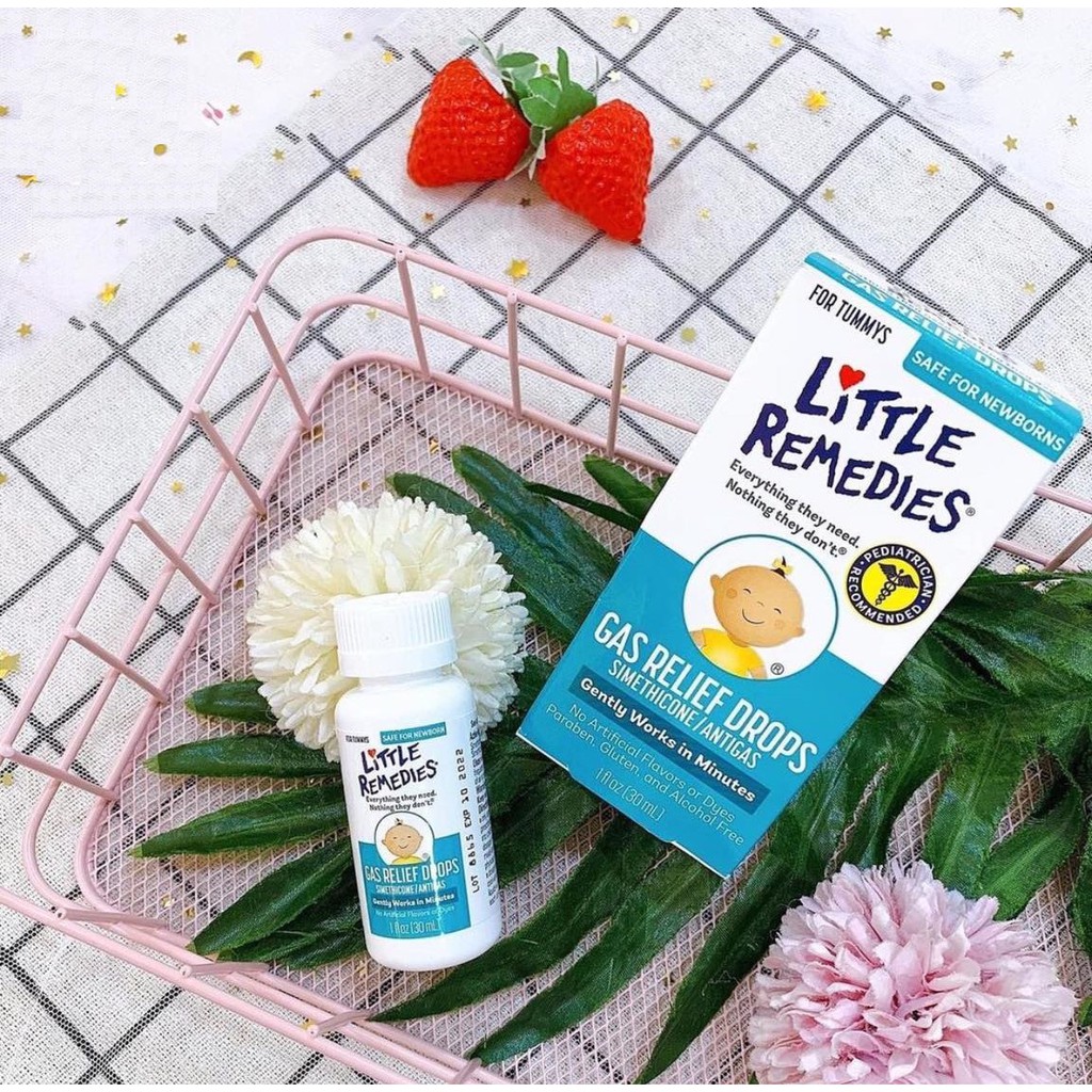 SIRO TAN BIẾN ĐẦY HƠI, NÔN TRỚ DÀNH CHO TRẺ SƠ SINH LITTLE REMEDIES GAS RELIEF DROPS