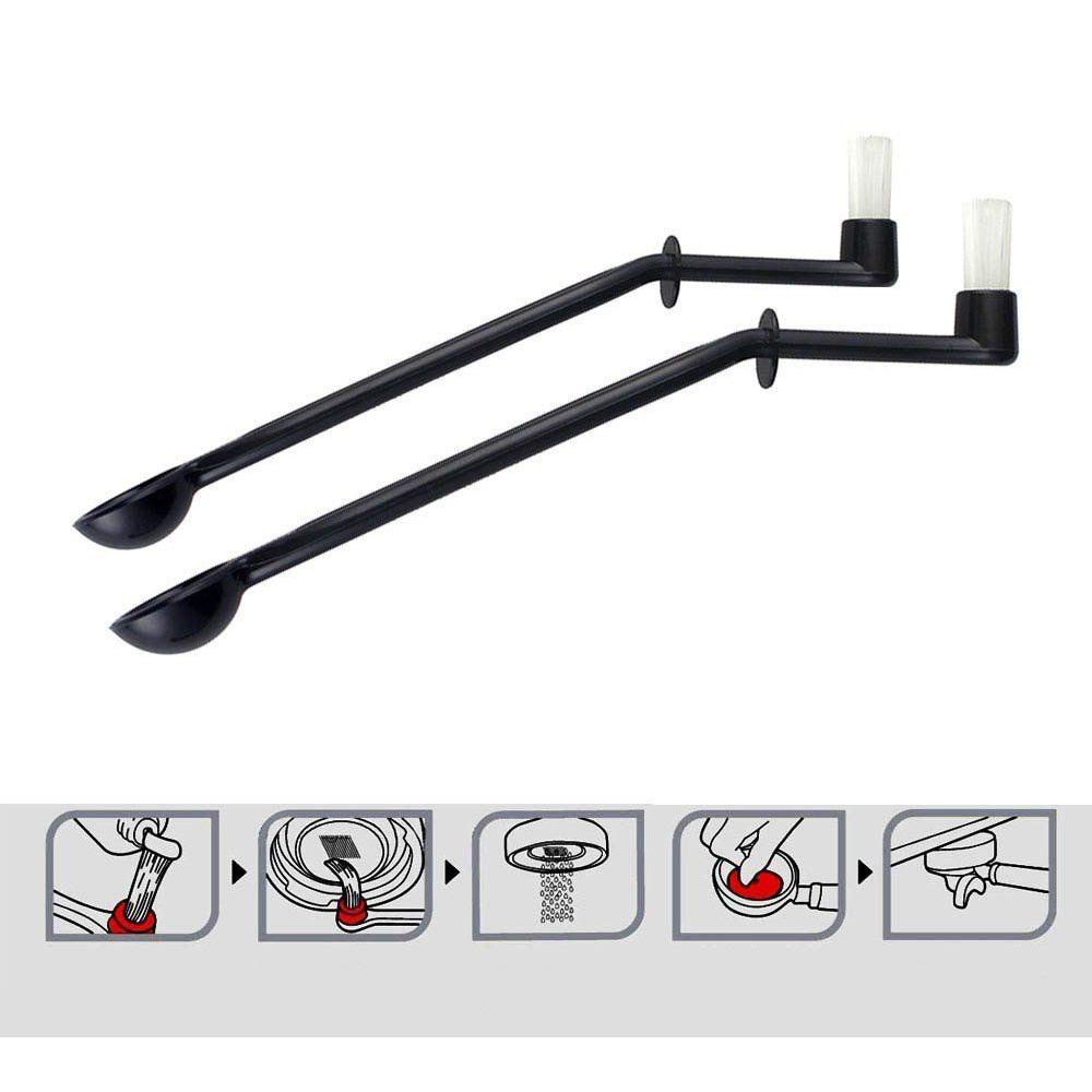 Espresso group head brush – Cọ vệ sinh đầu pha máy pha cafe espresso sợi nylon | Cọ Vệ Sinh Máy Pha Cà Phê 2 Trong 1