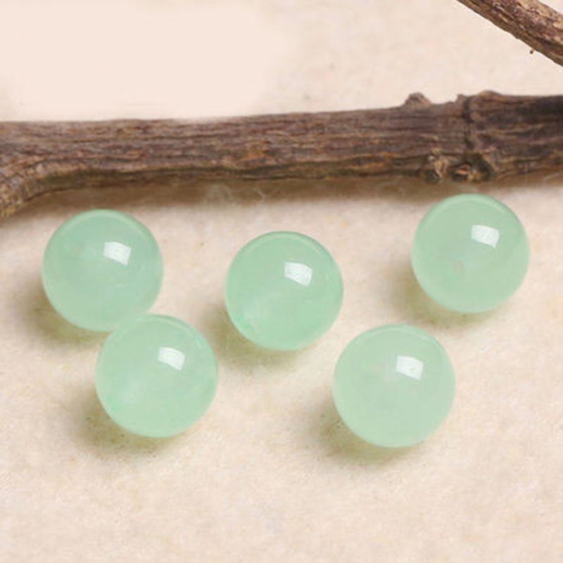 Hạt Đá Thạch Anh Xanh Tự Nhiên 4A Dùng Làm Trang Sức DIY