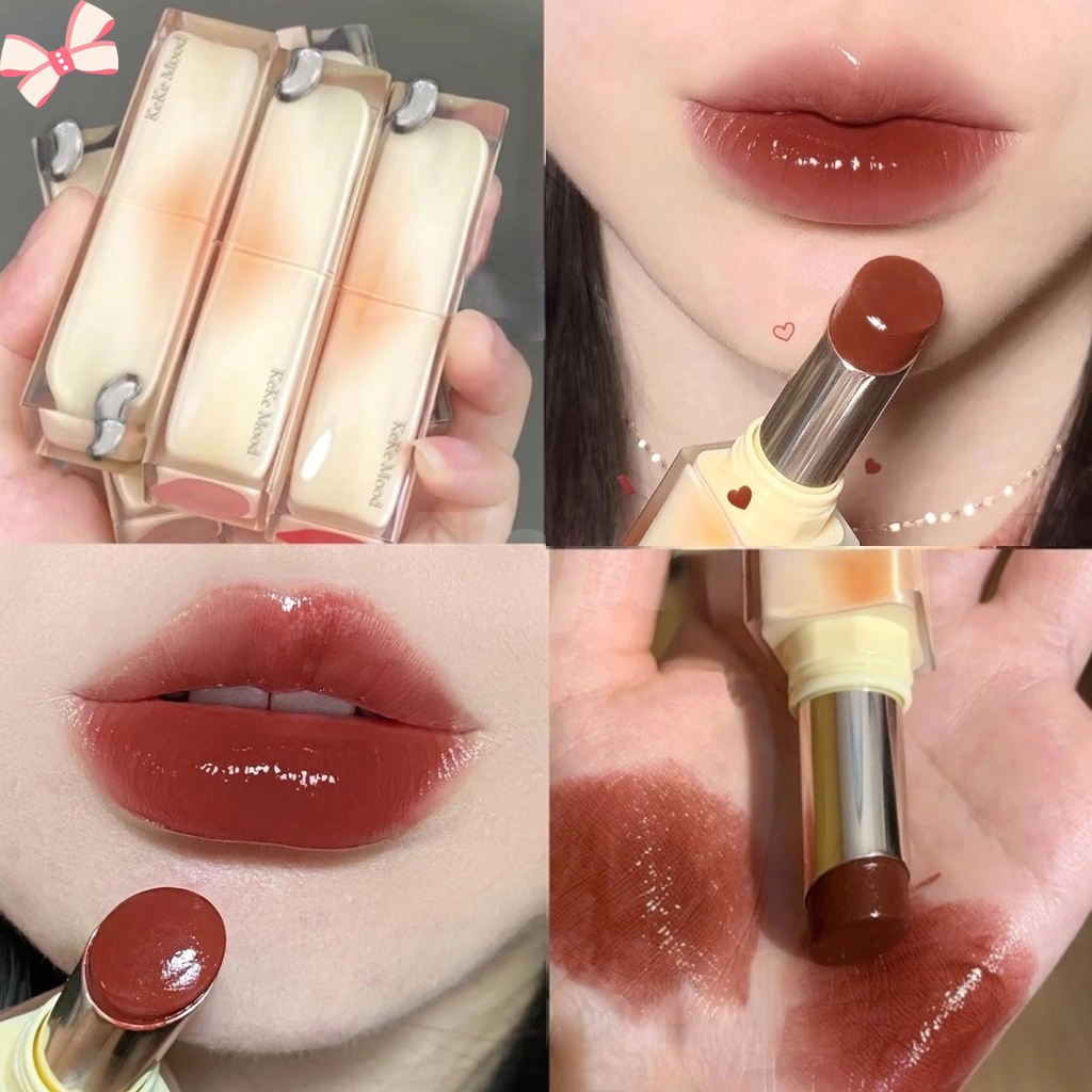 Kekaemood® Xia Chan Son Môi Màu Trắng Sáng Dành Cho Học Sinh Sinh Viên