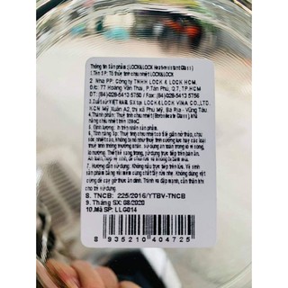Bát thủy tinh Lock&Lock LLG012