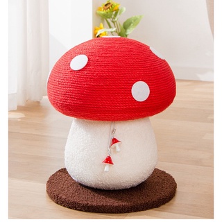 trụ cào móng cây nấm đỏ cho mèo - T3 PETS SHOP