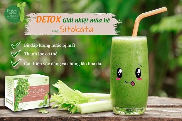 {Bán Lẻ} Bột Cần Tây Sitokata F99 (Không kèm Bình nước và Cẩm Nang)