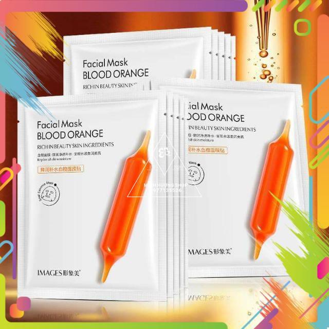 Mặt nạ cam đỏ cấp ẩm, dưỡng trắng, giảm mụn images