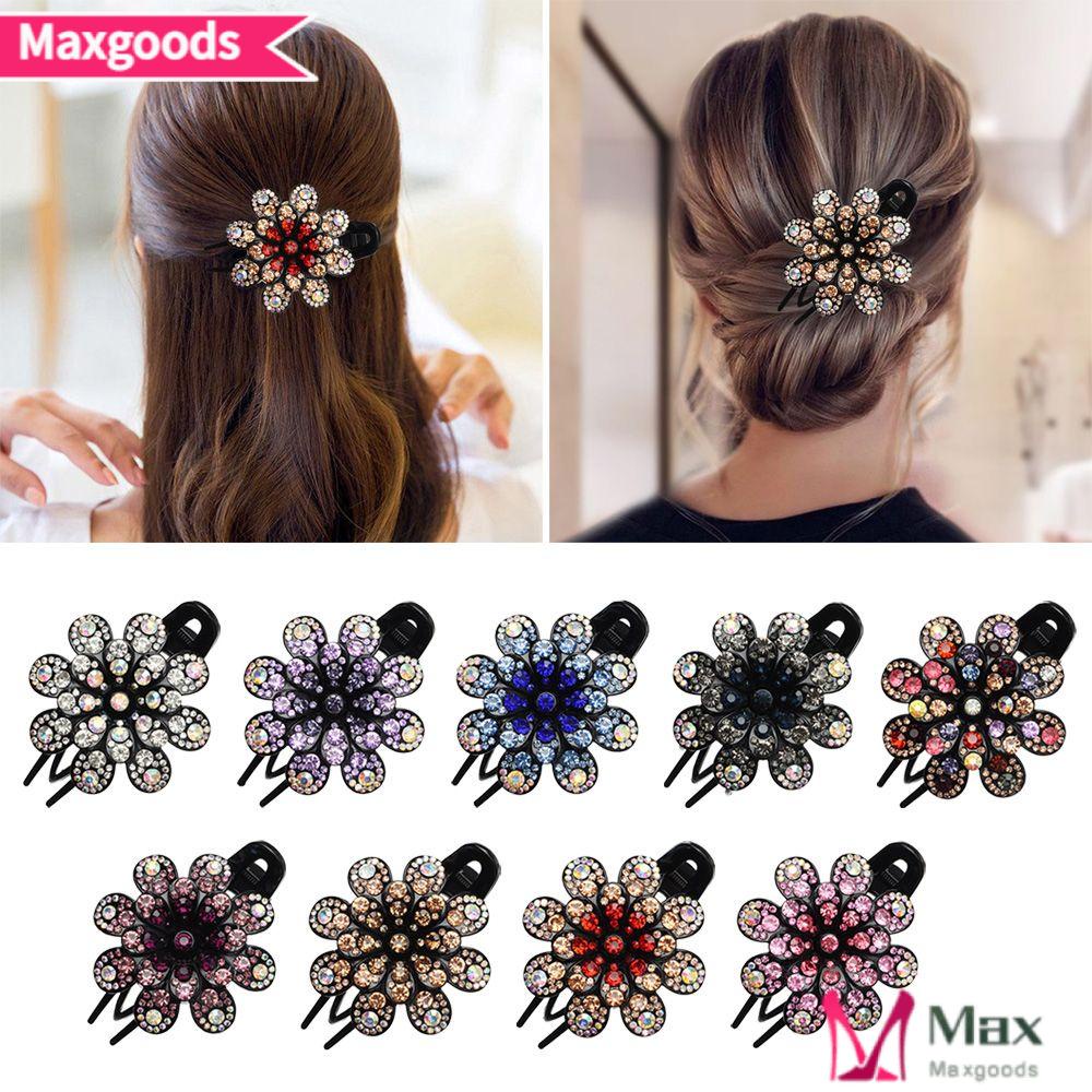 Phụ Kiện Kẹp Tóc MAXG Cho Nữ|Kẹp Hình Bông Hoa