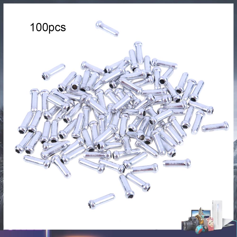 Set 100 đầu bọc dây phanh xe đạp