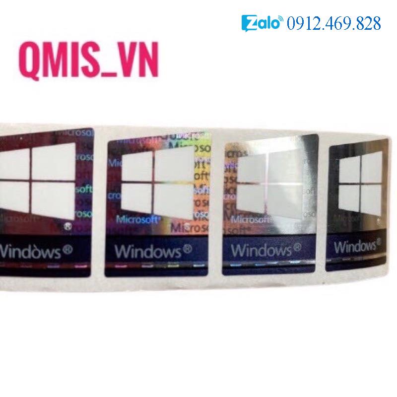 1 CÁI TEM LOGO WINDOWS 7 WINDOWS 10 PRO 7 màu - DÁN MÁY TÍNH PC LAPTOP ...