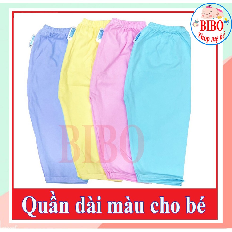 (Chất đẹp)Quần Dài Màu Cho Bé Sơ Sinh, Quần Cotton Cho Bé Mặc Nhà_Loại Màu