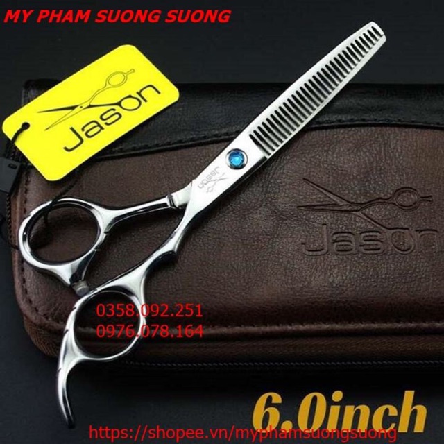 Kéo tỉa tóc Jason cao cấp 6.0inch cho barber