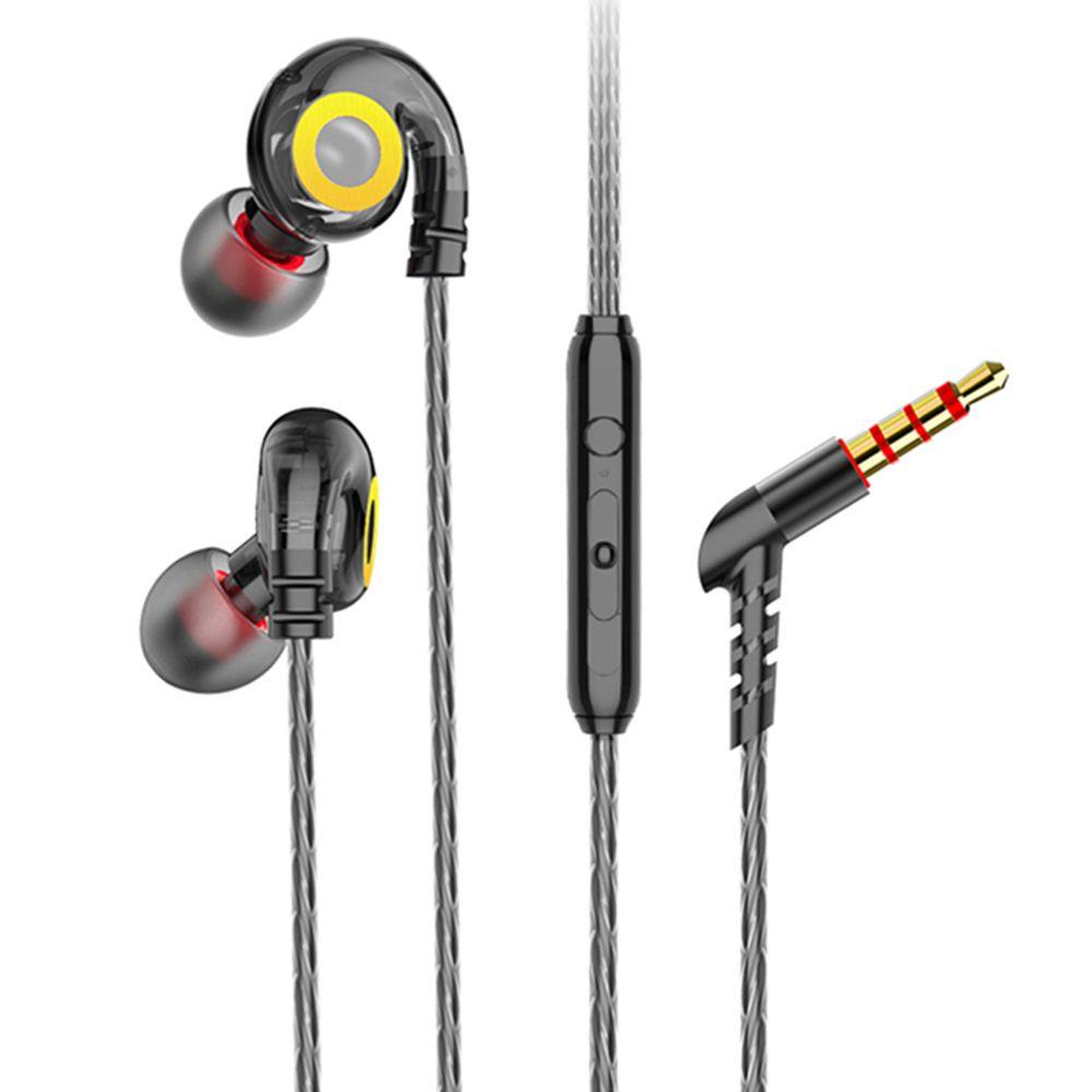 Tai Nghe Thể Thao Nhét Tai Jack 3.5mm Chữ L Kèm Micro Chống Ồn TAYLOR1 Tiện Dụng