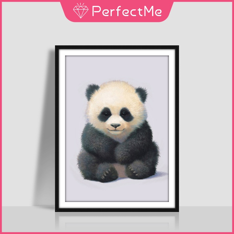 Bộ Tranh Đính Đá 5D Họa Tiết Hoạt Hình Động Vật Độc Đáo Kích Thước 30x40CM DIY Dùng Trang Trí