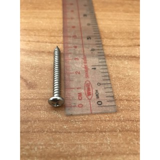Vít vặn inox 304 đầu tròn Bịch 100 con