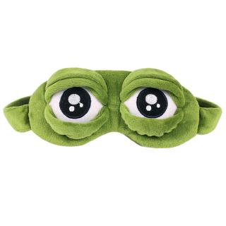Mặt nạ che mắt hình ếch 3D cho đi ngủ