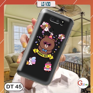 Ốp lưng dẻo lg v30 - in hình