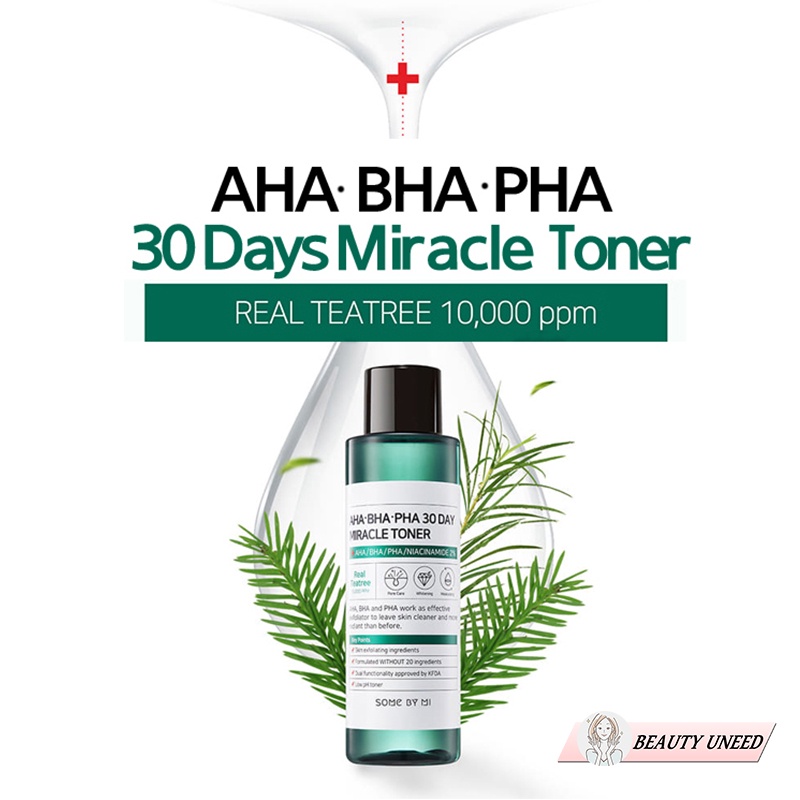 Nước Hoa Hồng Giảm Mụn Some By Mi AHA-BHA-PHA 30 Days Miracle Toner 150ml | BigBuy360 - bigbuy360.vn