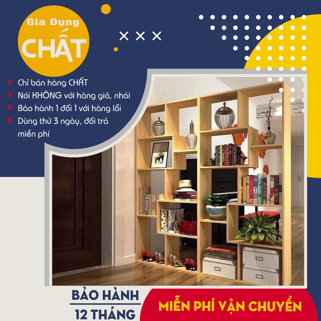 [Hàng Loại 1] Kệ Sách Gỗ Chữ U,Giá Sách Để Sàn Chất Lượng Cao - Bảo Hành 12 Tháng