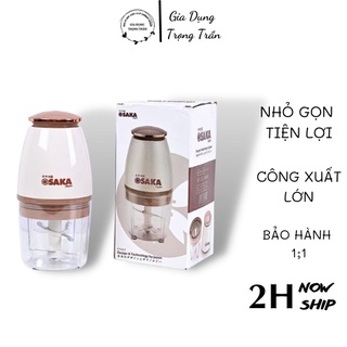 Máy xay đa năng OSAKA,máy xay thịt mini cầm tay xay sinh tố,thịt,đá,rau,củ,hoa quả cao cấp