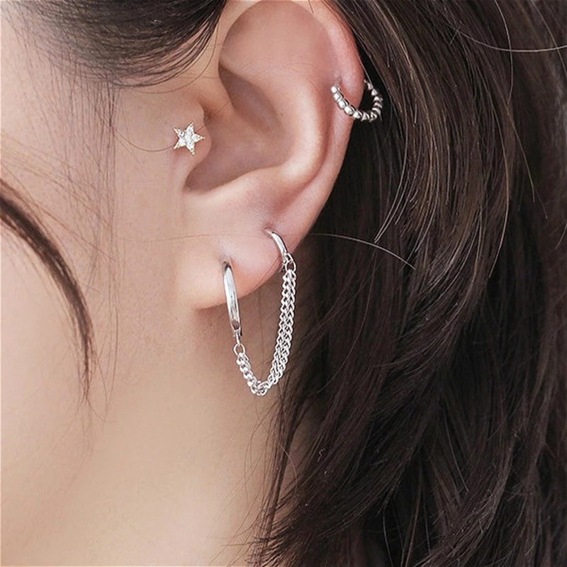 1 Đôi Khuyên Tai / Bông Tai Đính Đá Sang Trọng Cho Cô Dâu