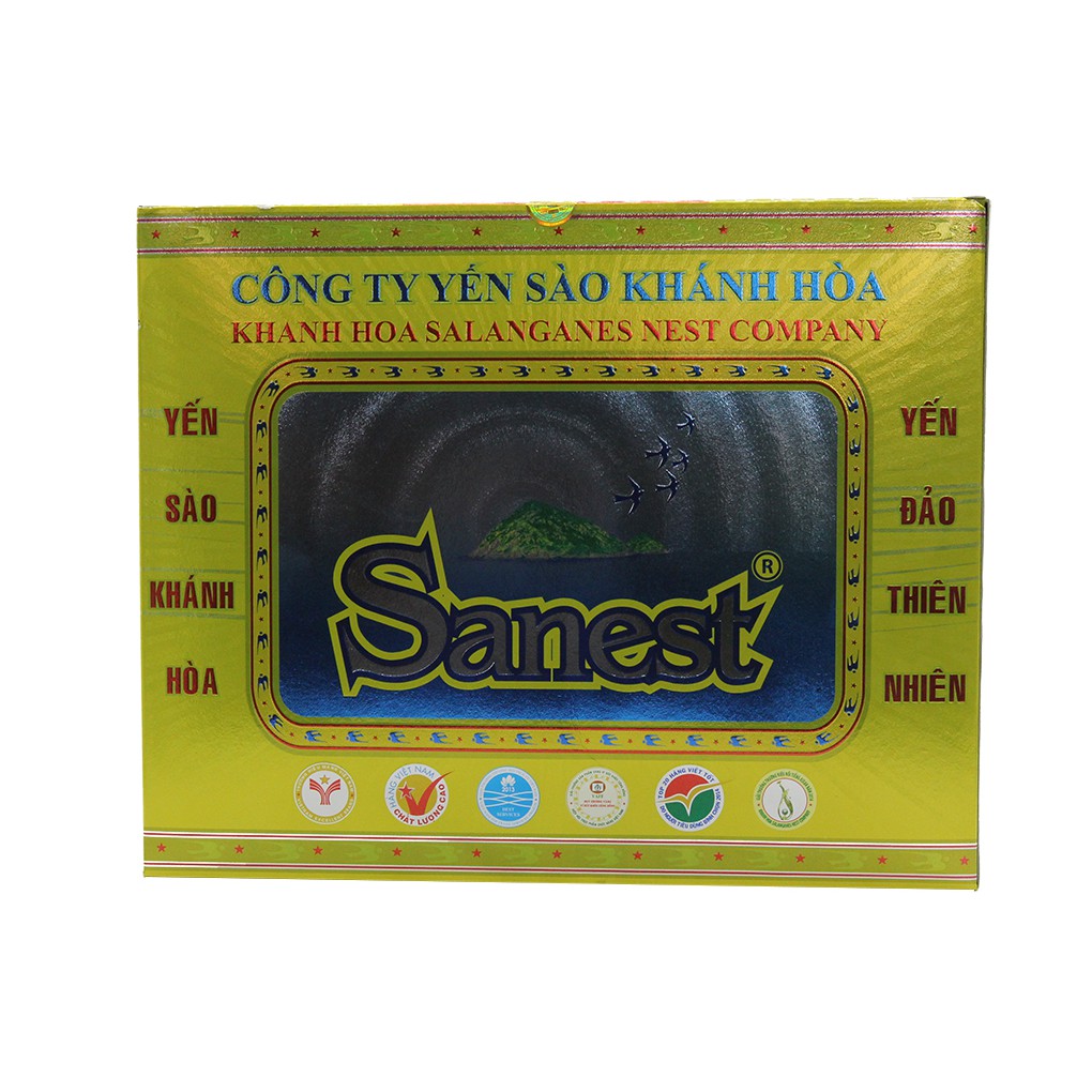 Hộp nước yến sào Sanest Có đường hũ 70ml (6 hũ)