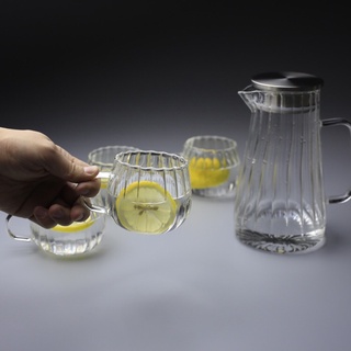 Bình thuỷ tinh sọc 1550ml