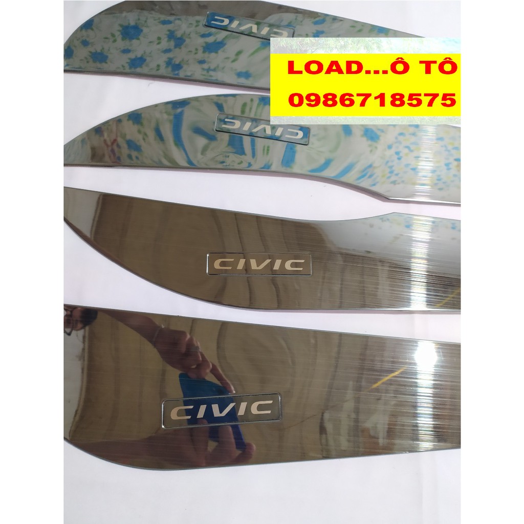 Ốp Tapli cánh cửa, Màng Loa xe Honda Civic 2018-2021 Đời Cũ Titan Cao Cấp