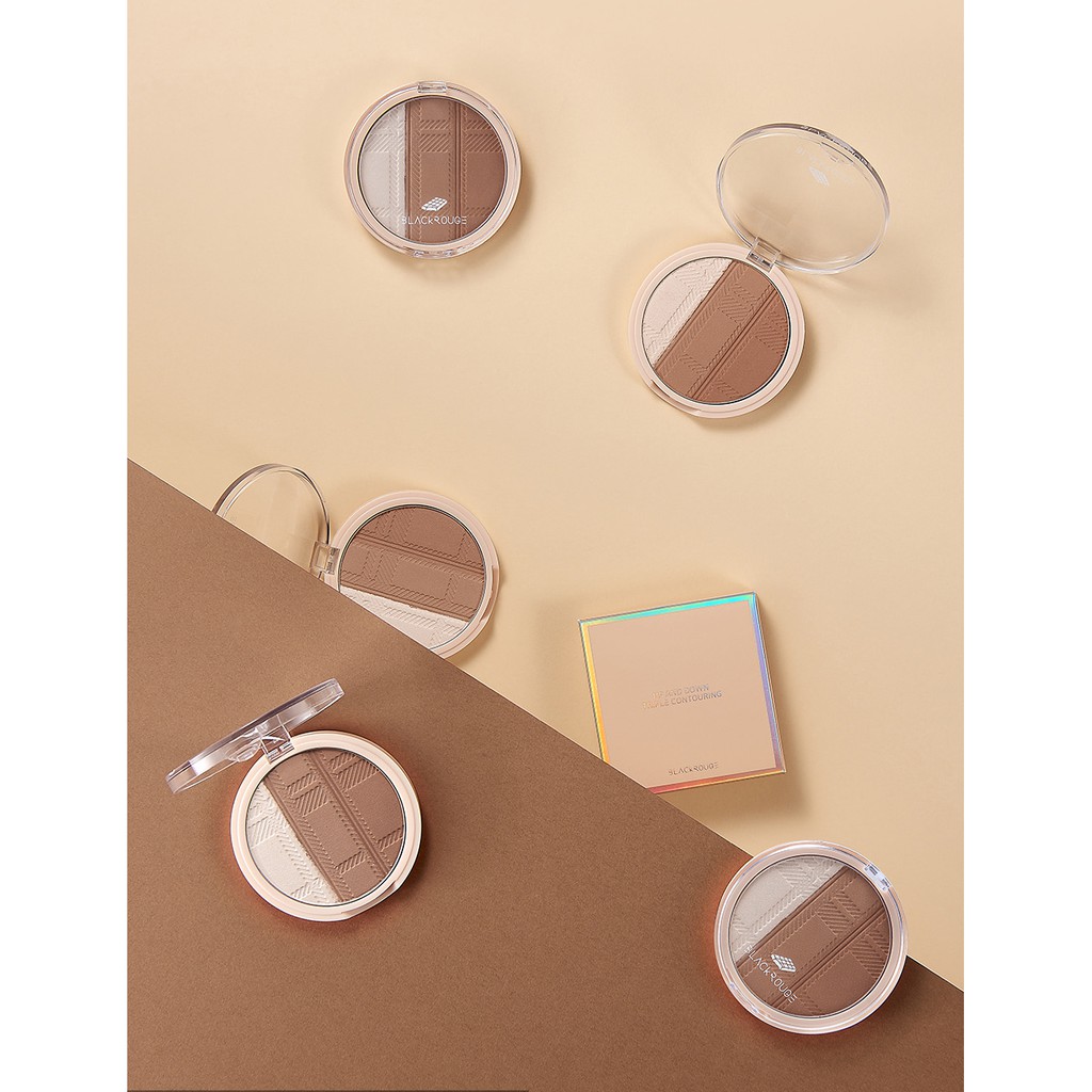 [Phiên bản mới] Phấn tạo khối và highlight Black Rouge Up And Down Triple Contouring (Có Sẵn) | BigBuy360 - bigbuy360.vn