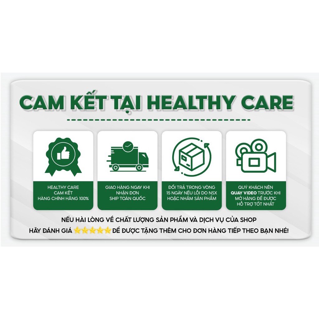 Mầm đậu nành Healthy Care Super Lecithin hỗ trợ điều hòa nội tiết (100 viên)