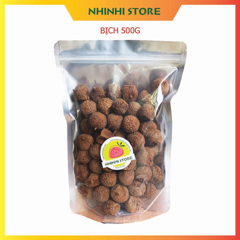 Combo 1Kg Vải Thiều Sấy Khô - Đặc Sản Bắc Giang - Trái Cây Sấy Nhi Nhi Store