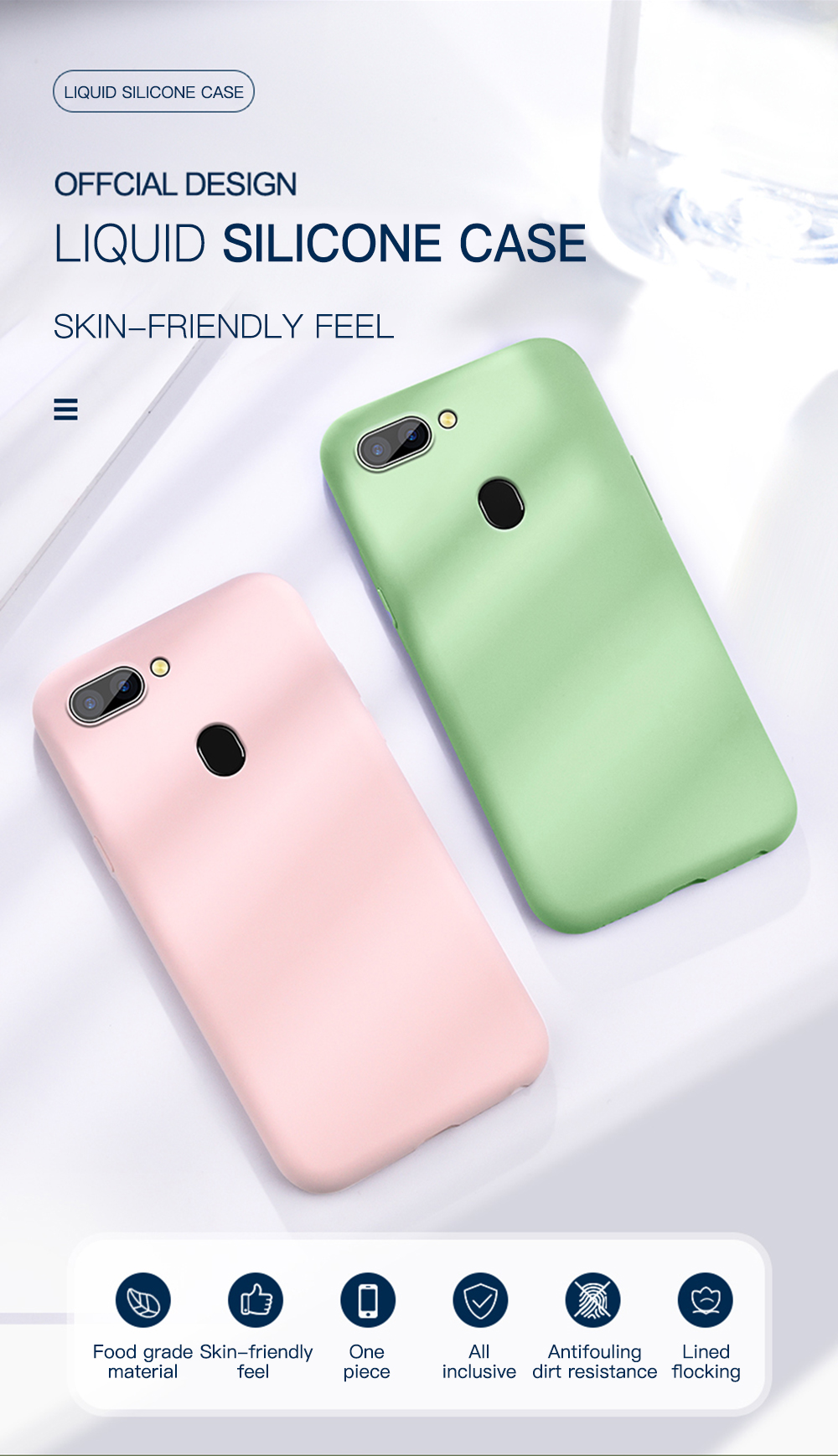 Ốp lưng OPPO A3s A12e A5s A12 A5 A9 2020 A57 A39 Silicone Case HP Casing Ốp điện thoại cho