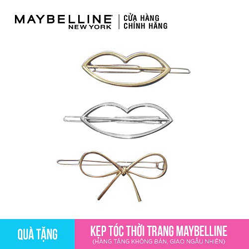 [HB Gift] Combo quà tặng trang điểm từ Maybelline (túi giấy + Kẹp tóc thời trang+ Kem nền Fit Me Tube 5ml) | BigBuy360 - bigbuy360.vn