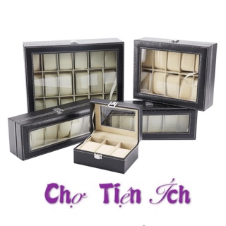 Hộp Da Đựng Đồng Hồ 3/6/10/12 Ngăn