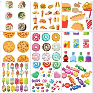 Hình dán sticker đồ ăn thức uống
