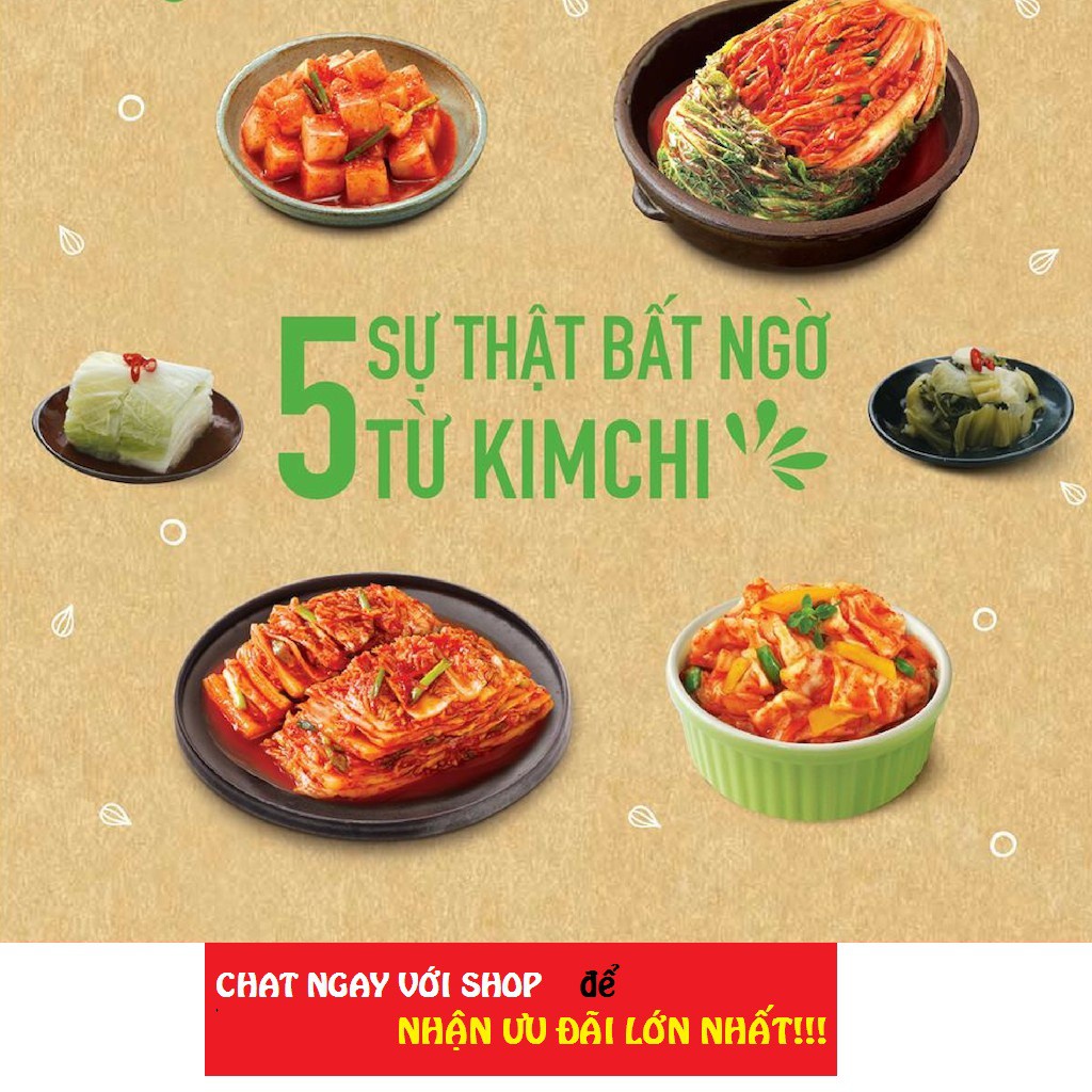 Kim Chi cải thảo nguyên cây CJ Bibigo Hàn Quốc, 1kg/bịch