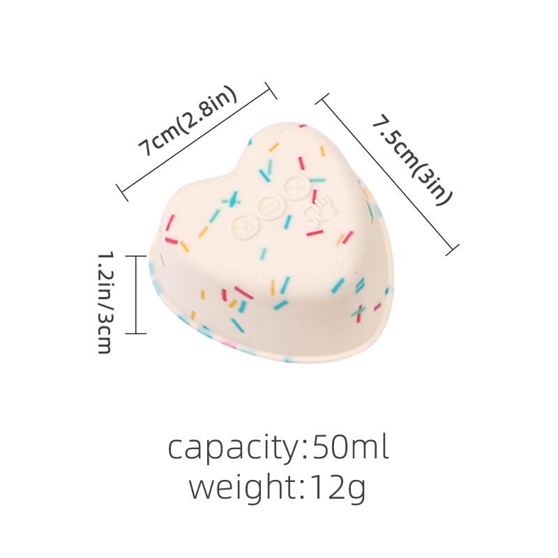 Khuôn Silicone Làm Bánh Cupcake / Muffin Màu Kẹo Diy