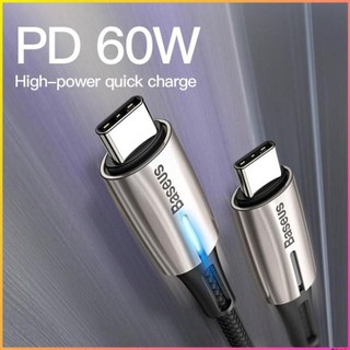 Dây cáp Baseus cổng TYPE C 60W 20V 3A chất lượng cao