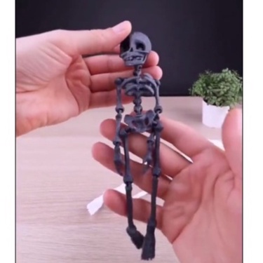 Mô hình bộ xương người linh hoạt trang trÍ, có lỗ treo phía sau đầu - IN3D.INDINI