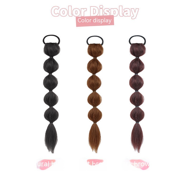 Bím Tóc Giả Thắt Bím Đuôi Ngựa Dễ Thương Cho Bé Gái