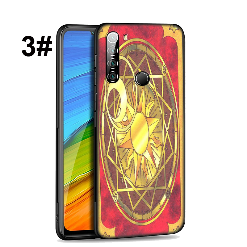 Mềm Ốp Lưng Họa Tiết Hoạt Hình Thủ Lĩnh Thẻ Bài Sakura Cho Xiaomi Redmi Note 8t 8 7 6 5 Pro Poco X2 Note5 Note6 Note7 Note8 Sh209