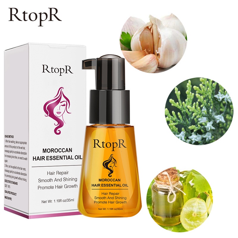 RtopR Tóc suôn mượt, óng ả Dầu gội chống rụng tóc 35ml