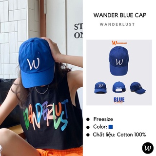 Wander Blue Cap 2022 - Nón lưỡi trai xanh dương W