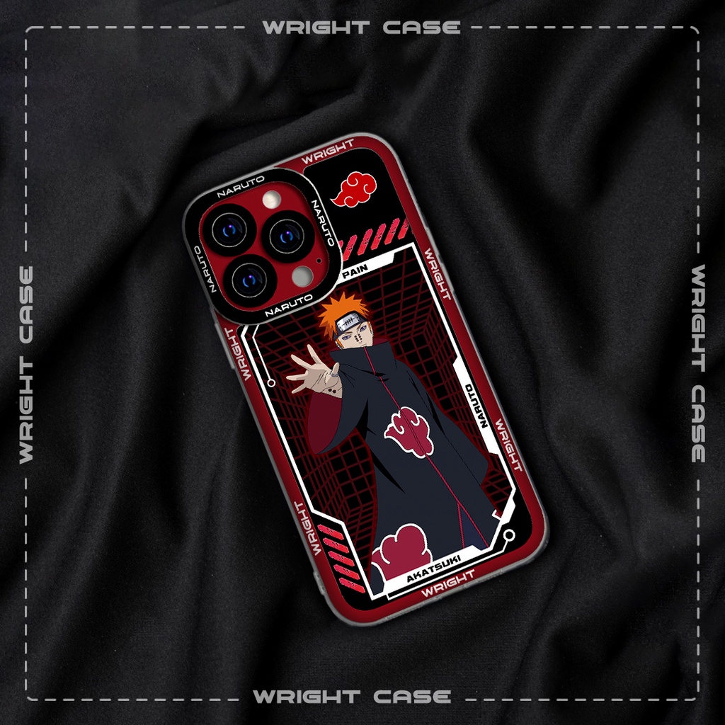 Ốp lưng iphone cạnh vuông Pain Akatsuki Naruto Anime Wrightcase 6plus/7/8/8plus/x/xs/11/12/pro/max/plus/promax