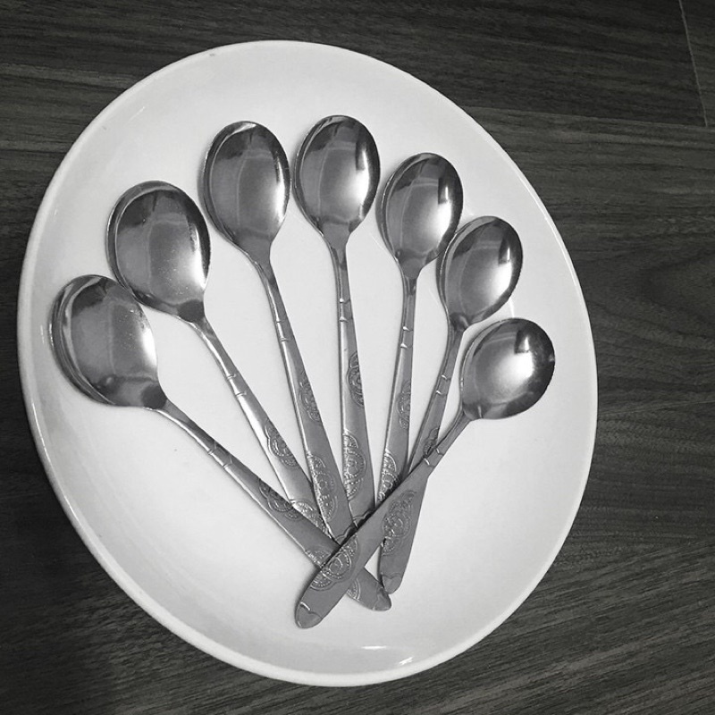 Thìa inox 304 cao cấp sáng bóng dày đẹp
