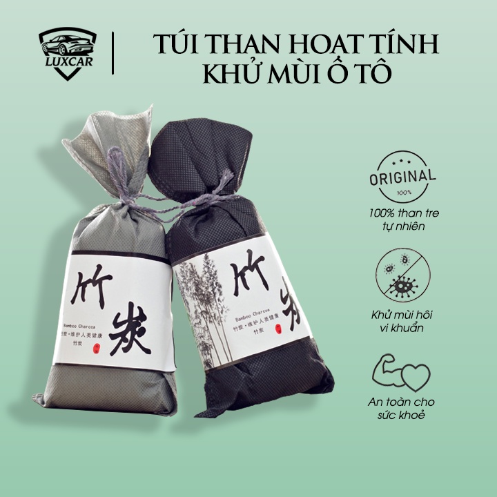 Túi Than Hoạt Tính Khử Mùi Ô Tô LUXCAR, Loại Bỏ Mùi Hôi - Khử Ẩm Mốc