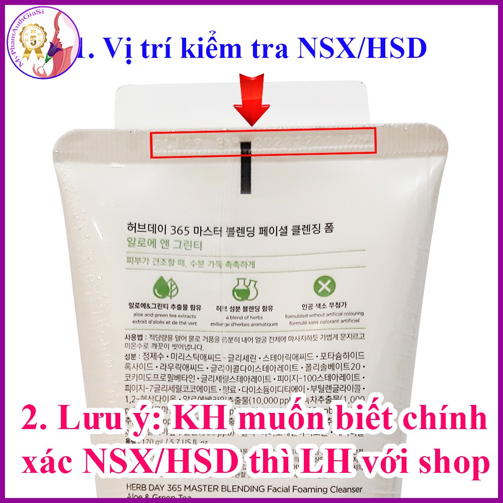 🛹 Sữa rửa mặt The Face Shop herb day 365 chiết xuất trái cây nuôi dưỡng và làm sạch da 170ml Hàn Quốc | WebRaoVat - webraovat.net.vn